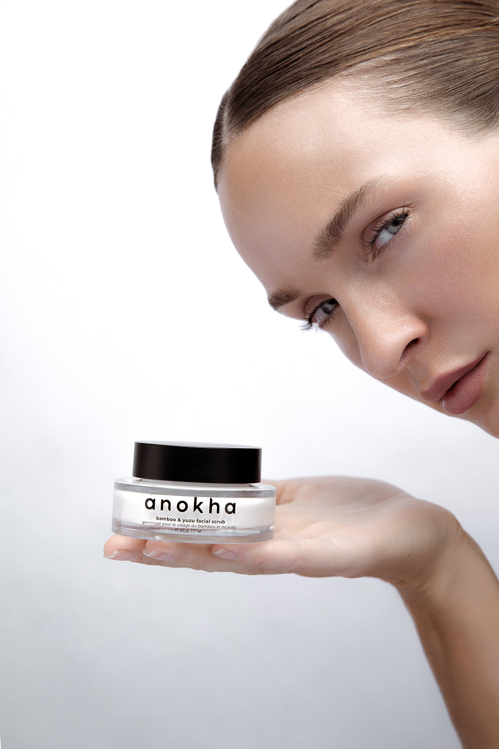 anokha bamboo yuzu exfoliating face scrub