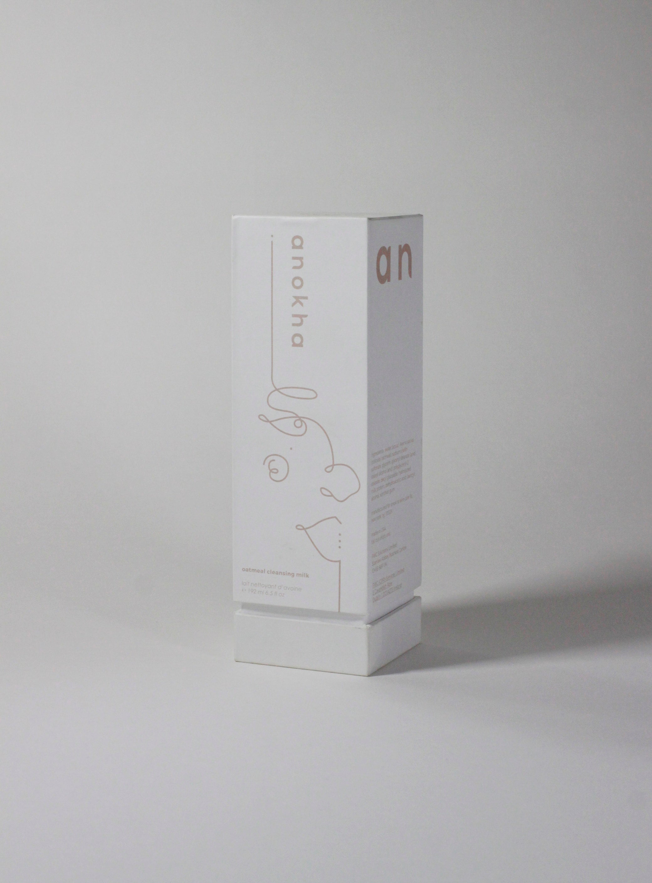 oatmeal cleansing milk | anokha | luxury skincare