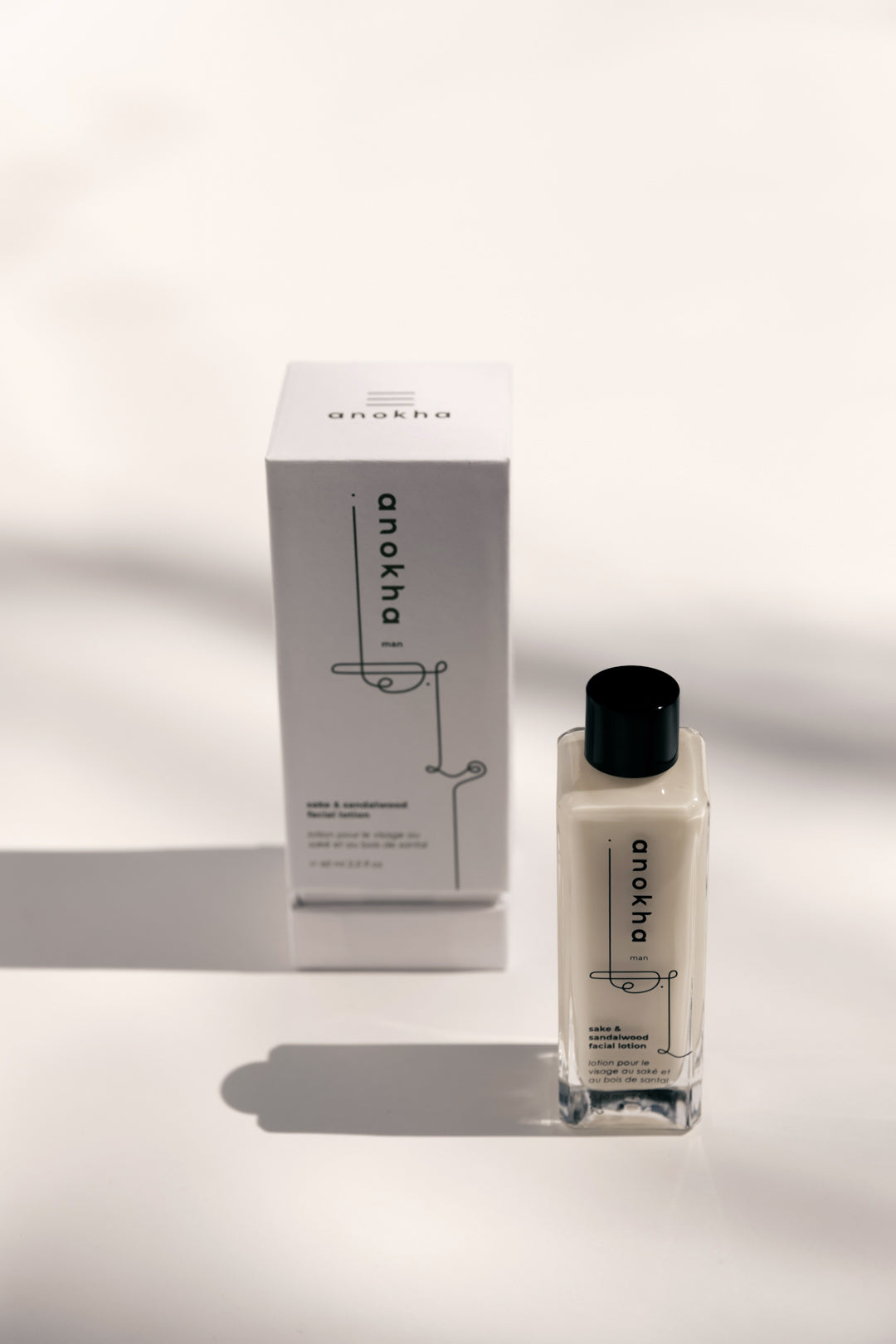 sake sandalwood lotion | anokha man | clinical skincare