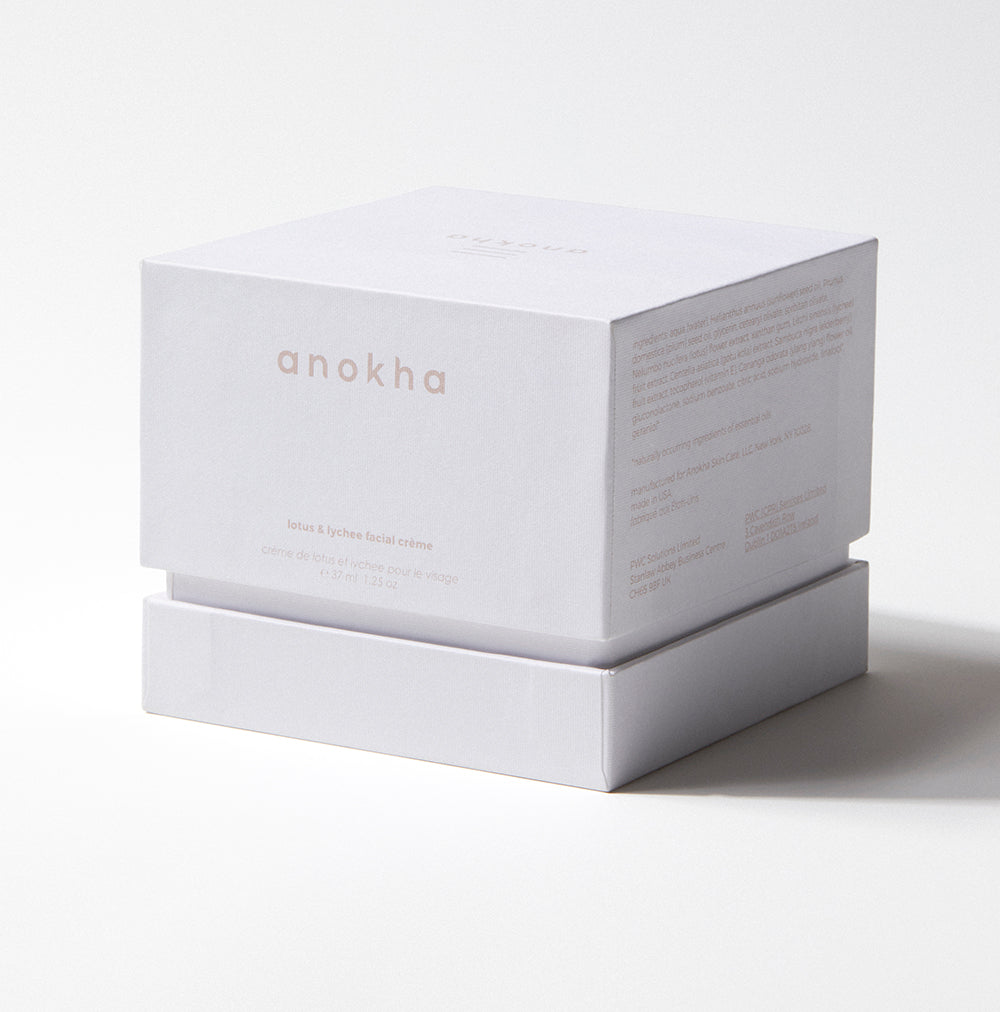 anokha quiet luxury lotus flower lychee fruit